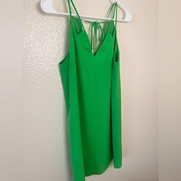CECE BY CYNTHIA STEFFE NEON GREEN DRESS SIZE 4 - Picture 5 of 10